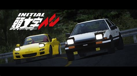 Assetto Corsa Initial D Mazda RX 7 FD Spirit R Vs Toyota AE86