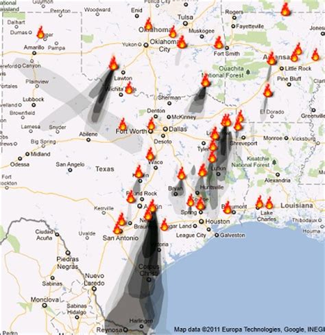 This is the current Texas wildfire situation. – Moe Lane