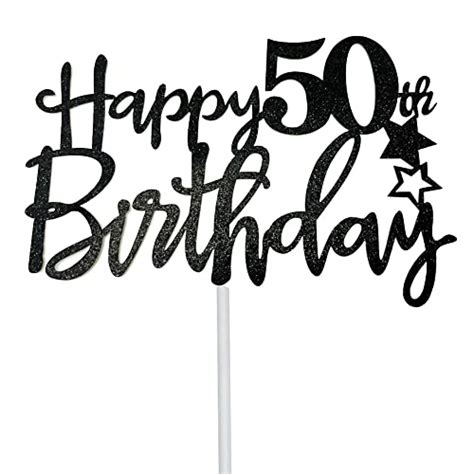 Happy 50th Birthday Cake Topper 50th Birthday Cake Topper 50th