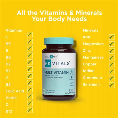 Buy Healthkart Hk Vitals Multivitamin With Multimineral Taurine