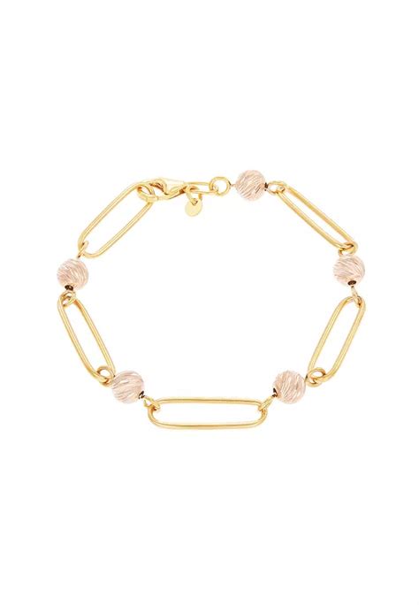 Buy HABIB HABIB Oro Italia Nubiti Yellow And Rose Gold Bracelet 916