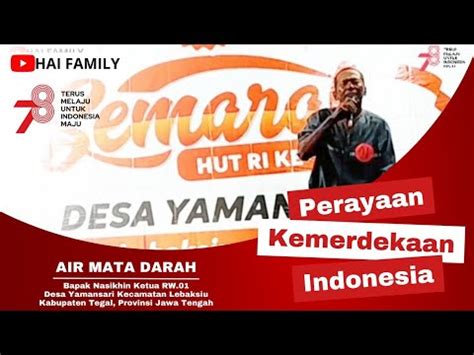 Air Mata Darah Cipt H Rhoma Irama Lomba Karaoke Nasikhin Rw