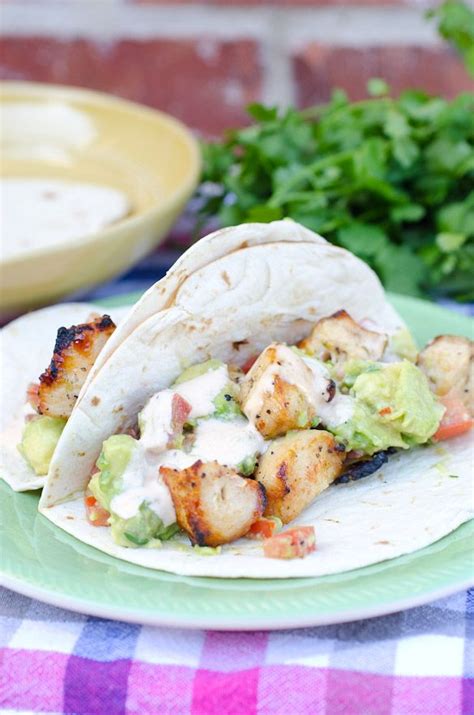 Grilled Chicken Tacos With Spiced Mayo And Avocado From Grilled Chicken