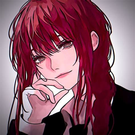 Personagens Do Cabelo Vermelho - Makima icon | Personagens de anime, Cabelo vermelho anime, Anime
