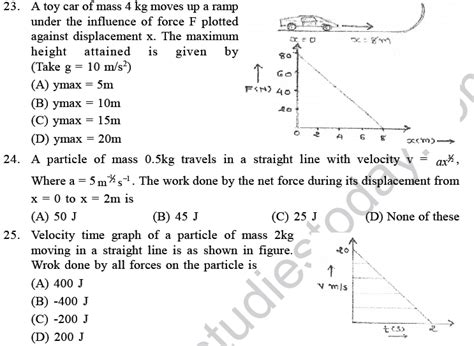 Neet Ug Physics Work Energy Mcqs Multiple Choice Questions