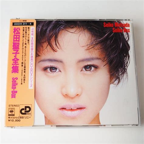 【帯付美品】松田聖子全集 Cd4枚組 シール帯 1985盤00dh 311 青い珊瑚礁風立ちぬ赤いスイートピー渚のバルコニー 邦f3