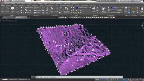 Curvas De Nivel En Autocad Youtube