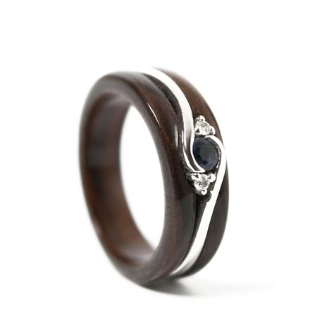 Handmade Wooden Wedding Rings - jenniemarieweddings