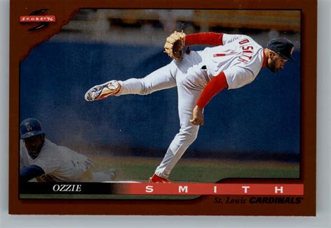 1996 Score Dugout Collection A53 Ozzie Smith NM MT EBay