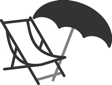 Deckchair Vector Icon 20957634 Vector Art At Vecteezy