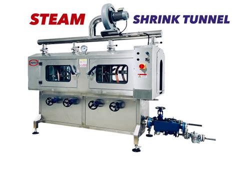 Steam Shrink Tunnel Machine One Click To Connect With Plastics And