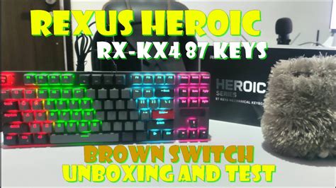 Rexus Heroic Rx Kx Keys Mechanical Keyboard Brown Switch