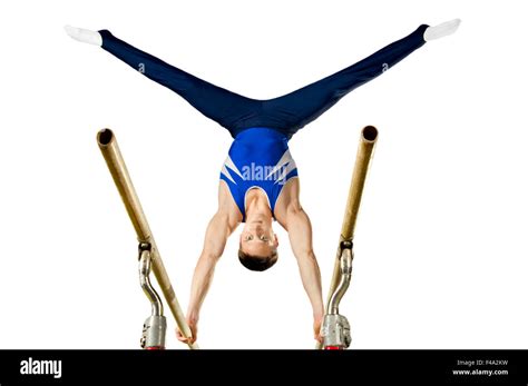 Strong Male Gymnast Cut Out Stock Images And Pictures Alamy