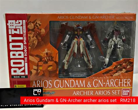 BANDAI Robot Damashii Side MS Arios Gundam GN Archer Set On Carousell