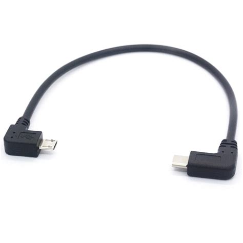 Переходник адаптер, угловой кабель Micro USB - Type C (M/M) (48538 ...