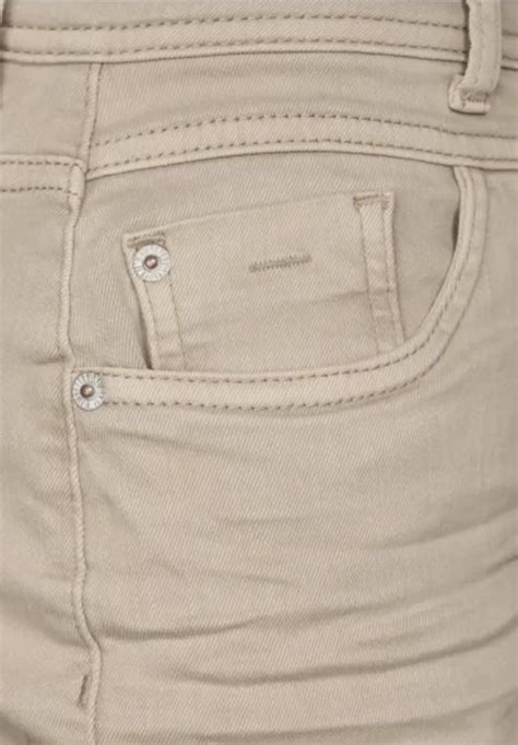 STREET ONE Jean Cargo Coupe Classique Pour Femmes En Beige STREET ONE