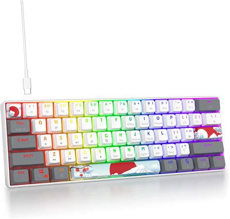MageGee MK STAR Mechanische Tastatur DE Layout Hot Swap fähige kabelgebundene RGB Gaming