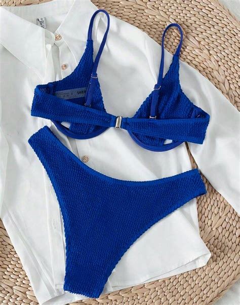 Underwire Bikini High Cut Two Piece Swimsuit Women S Fashion Swimwear Bikinis Swimsuits On