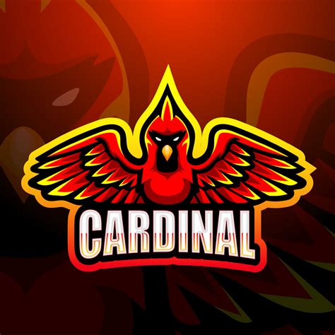 diseño de logotipo de esport de mascota cardenal 5910174 Vector en Vecteezy