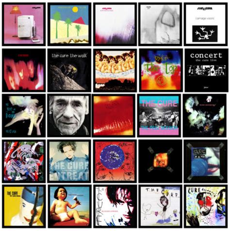 The Cure Pack Of Album Cover Discography Magnets Lot Ebay