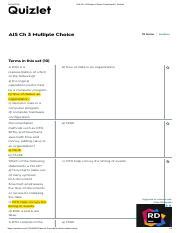 AIS Ch 3 Multiple Choice Flashcards Quizlet Pdf 10 18 2018 AIS Ch 3