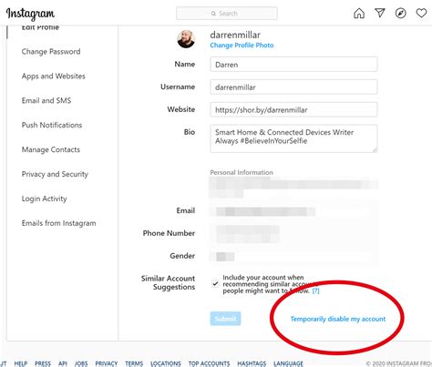 How To Temporarily Disable Or Suspend Your Instagram Account Phandroid