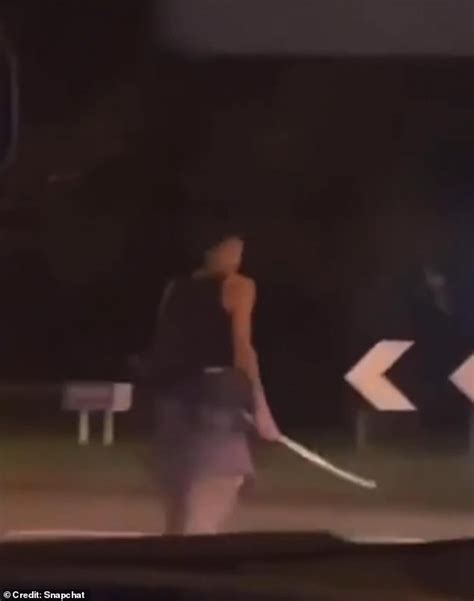 Samurai Sword Thug Faces Down Police And Motorists After Attacking Two