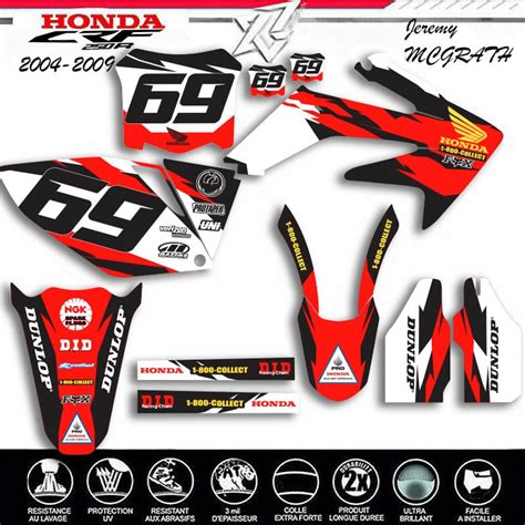 Kit D Co Honda Crf Jeremy Mcgrath Decografix Couleur