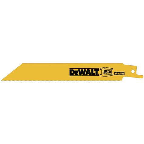 Dewalt Metal Cutting Reciprocating Saw Blades Dw4811 The Home Depot