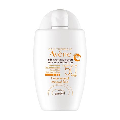 Avene fluide solaire minéral SPF 50 Protection peau sensible