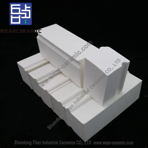 Custom Shaped Ceramic Wear Lining Alumina Lining Brick As Abrasion