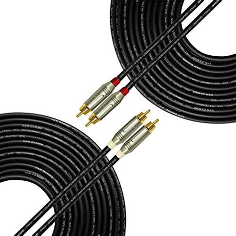 Foot Rca Cable Pair Custom Made By Worlds Best Cables Made Using