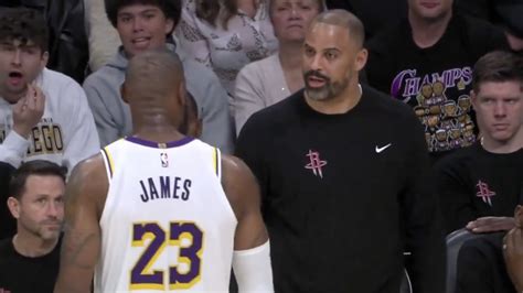 Viral video shows what Ime Udoka said to LeBron James before ejection