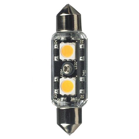 Lbl Lighting Ambiance 24 Volt Led Clear T3 Festoon Lamp 2700k 96117s