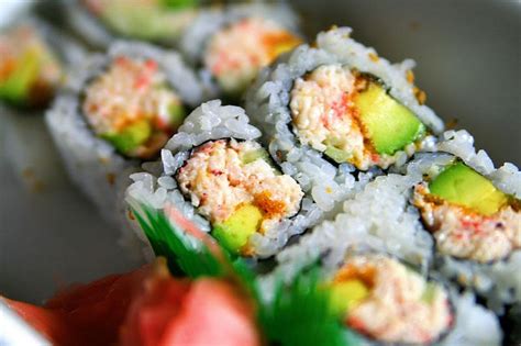 Recette Sushi Maki Invers California Roll Saumon Cuit Avocat