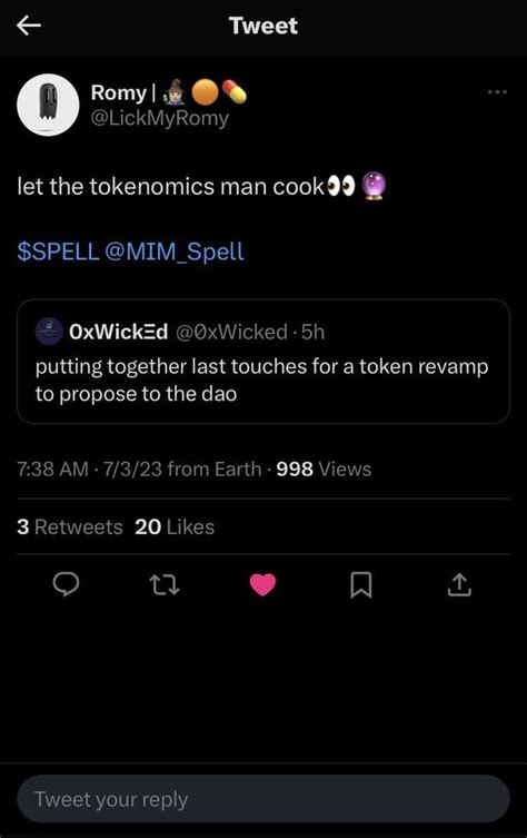 Tokenomics Revamp Incoming Get Those Spellbooks Ready 📖🧙‍♂️🪄 R