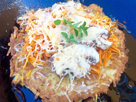 Das Auge isst mit 16 August 2016 Rösti mit Karotten Champignons