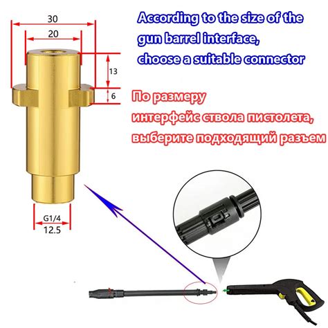 Насадка пескоструйная для Karcher HD/Lavor/Huter/Nilfisk/elitech ...