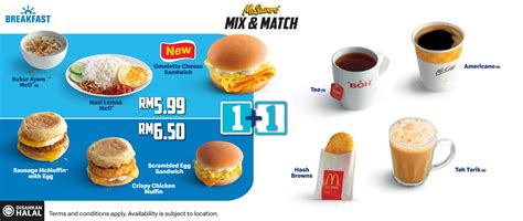 McDonald S Breakfast Mix Match From RM5 99