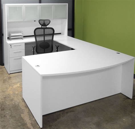 Executive Desk-White - Akita Office Furniture