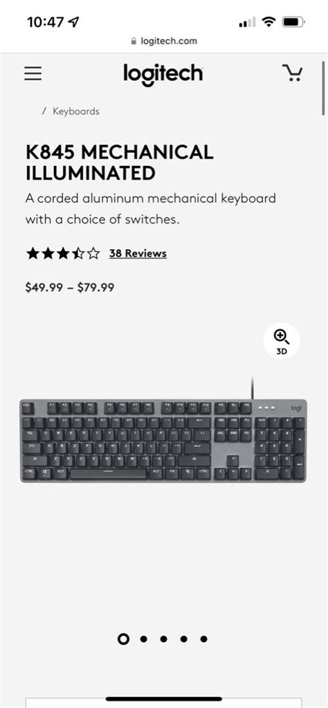 Logitech Mechanical Keyboard K845, Computers & Tech, Parts ...