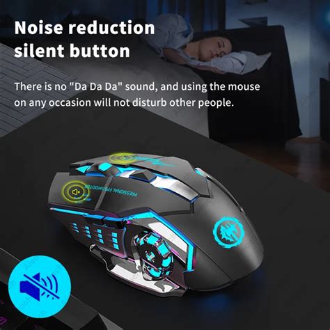 Aieach Rechargeable Wireless Bluetooth Gaming Mouse USB - TECHTRONICS SHOP