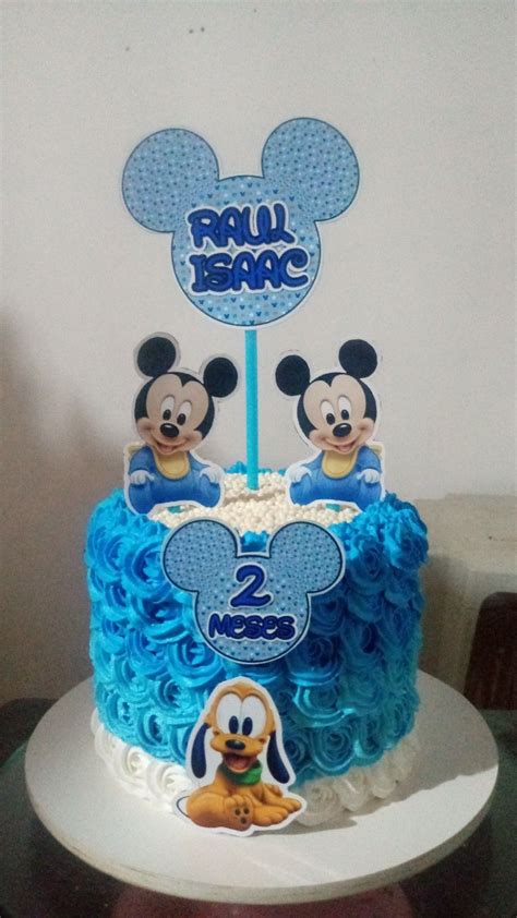 Mickey Festa Infantil Mickey Bolo De Mesversario Simples Ideias De