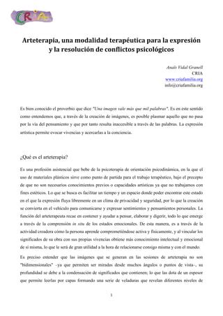 Arteterapia Resolucion Conflictos PDF