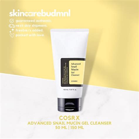 Cosrx Advanced Snail Mucin Gel Cleanser 50 Ml 150 Ml By