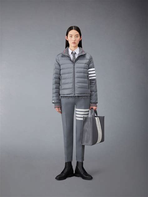 Wool Bar Relaxed V Neck Cardigan Thom Browne