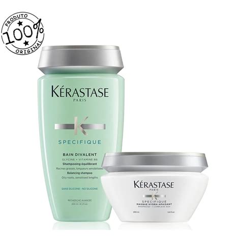 Kit Kérastase Spécifique Divalent Shampoo 250ml Máscara 200ml 2