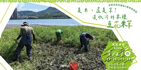 實體講座【荒野週四見x棲地會說話 】是米、還是草 淡水河外來種互花米草 荒野保護協會