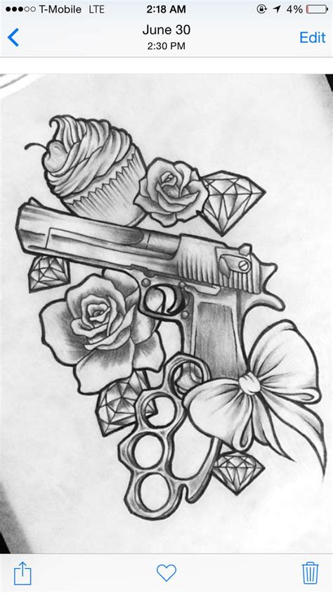 Cool Tattoo Drawings Tattoo Sketches Ink Tattoo Gangsta Tattoos ...