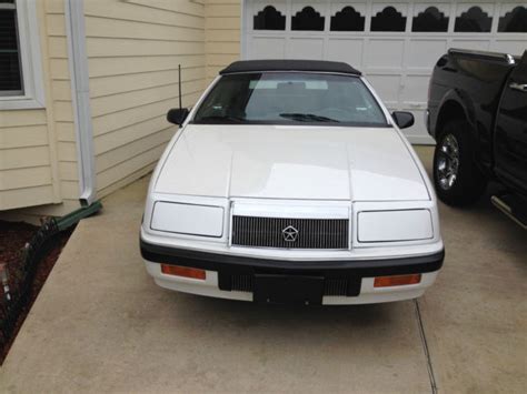 1989 Convertible Chrysler Lebaron Classic Chrysler LeBaron 1989 For Sale